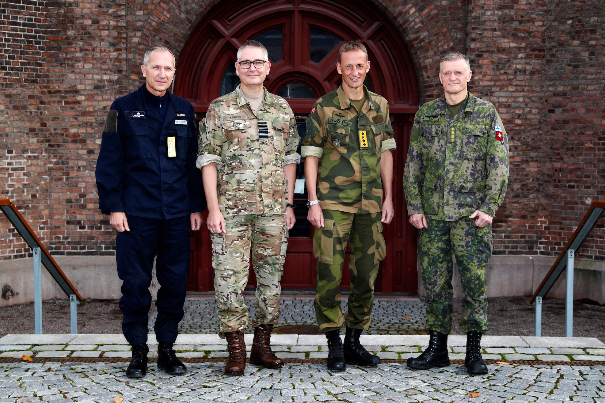 Sjefane Samla For å Styrke Nordisk Samarbeid - Forsvaret