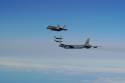 18 august 2022 eskorterte svenske jasgerfly og norske kampfly amerikanske B-52 strategiske bombefly over norsk territorium